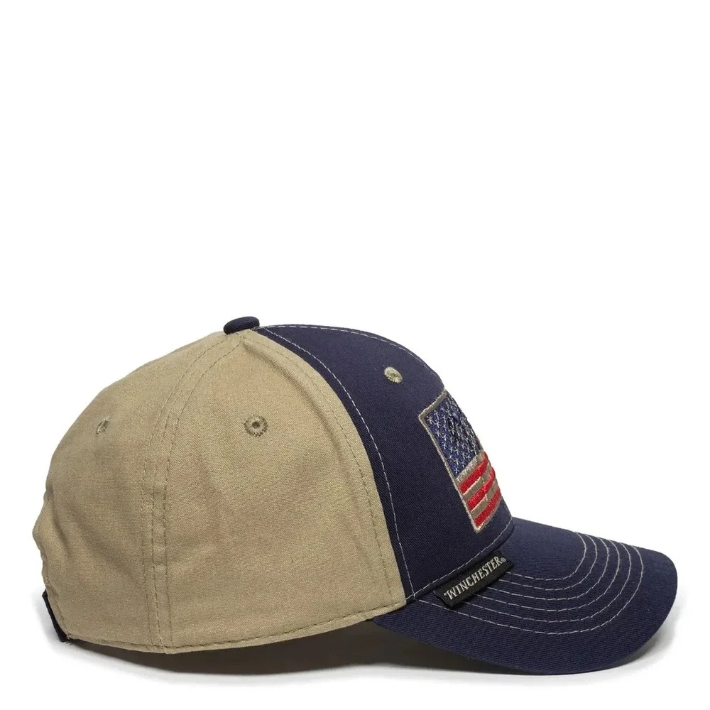 Outdoor Cap Winchester Standard WIN48A‎ Navy/Khaki, One Size Fits